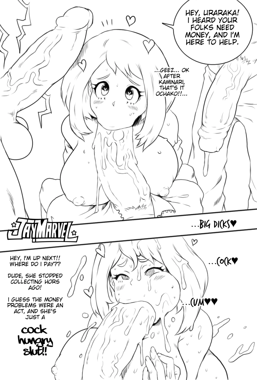 ochako-mini-comic-my-hero-academia-line-art